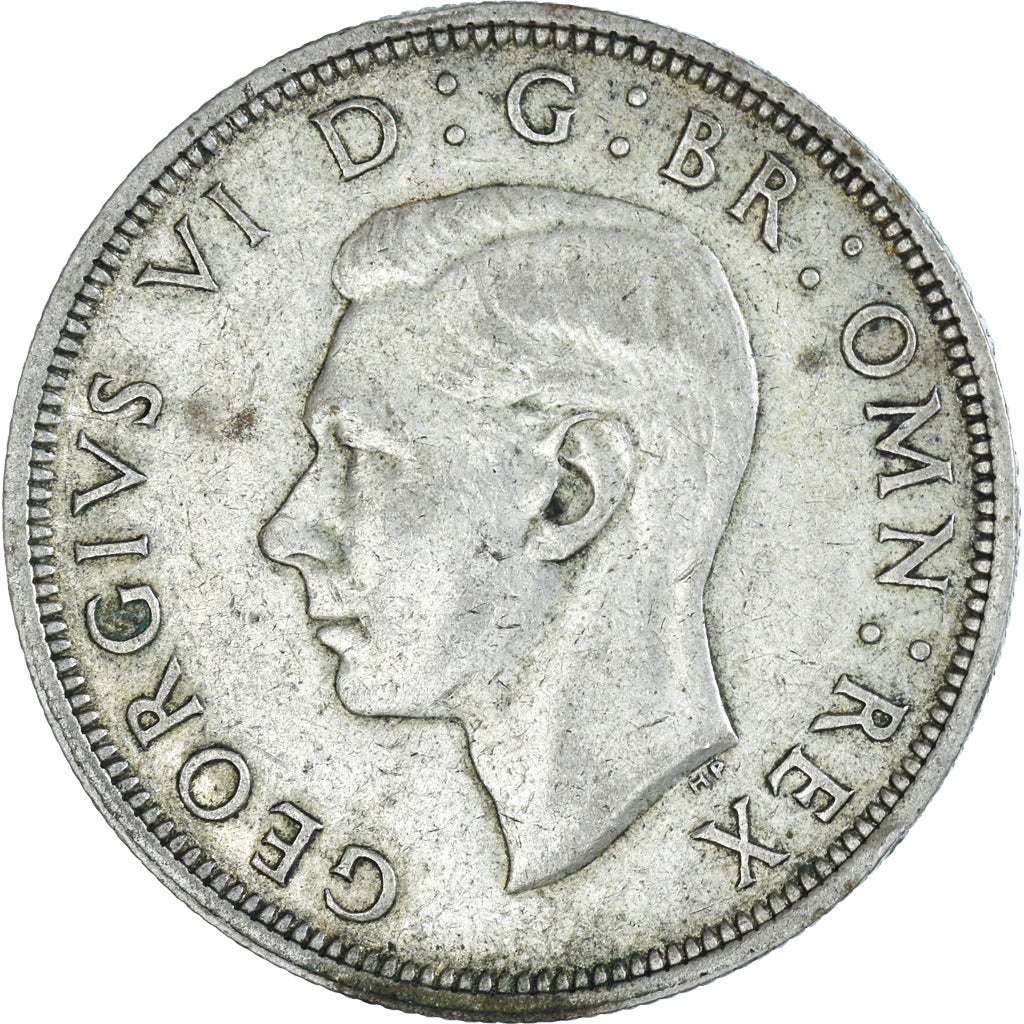 Coin, Great Britain, George VI, 1/2 Crown, 1944, EF(40-45), Silver, KM:856