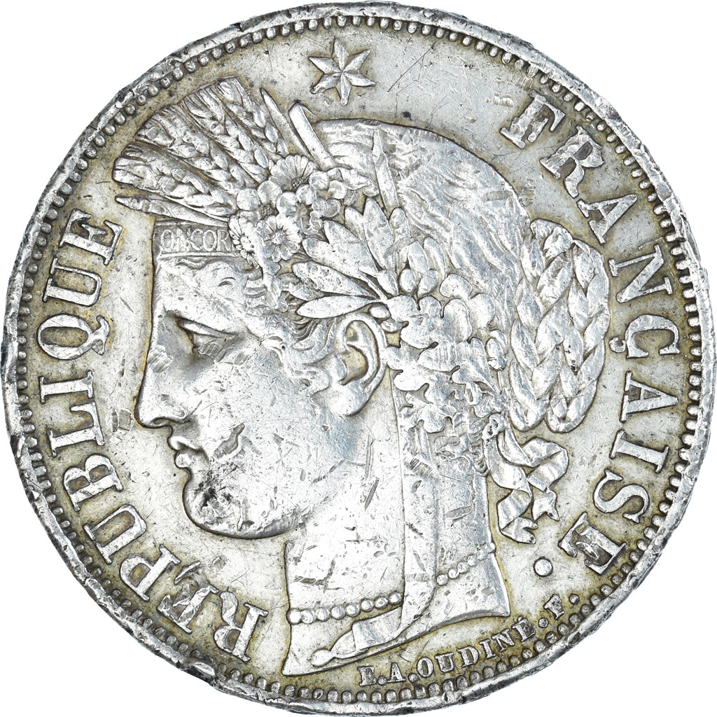 Monnaie, France, Cérès, 5 Francs, 1849, Paris, TB+, Argent, Gadoury:719