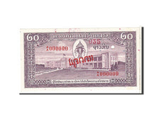 Biljet, Laos, 20 Kip, 1957, KM:4a, SUP