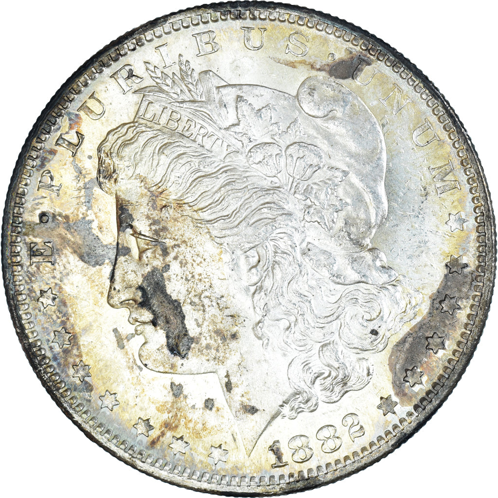 Coin, United States, Morgan Dollar, Dollar, 1882, U.S. Mint, San Francisco