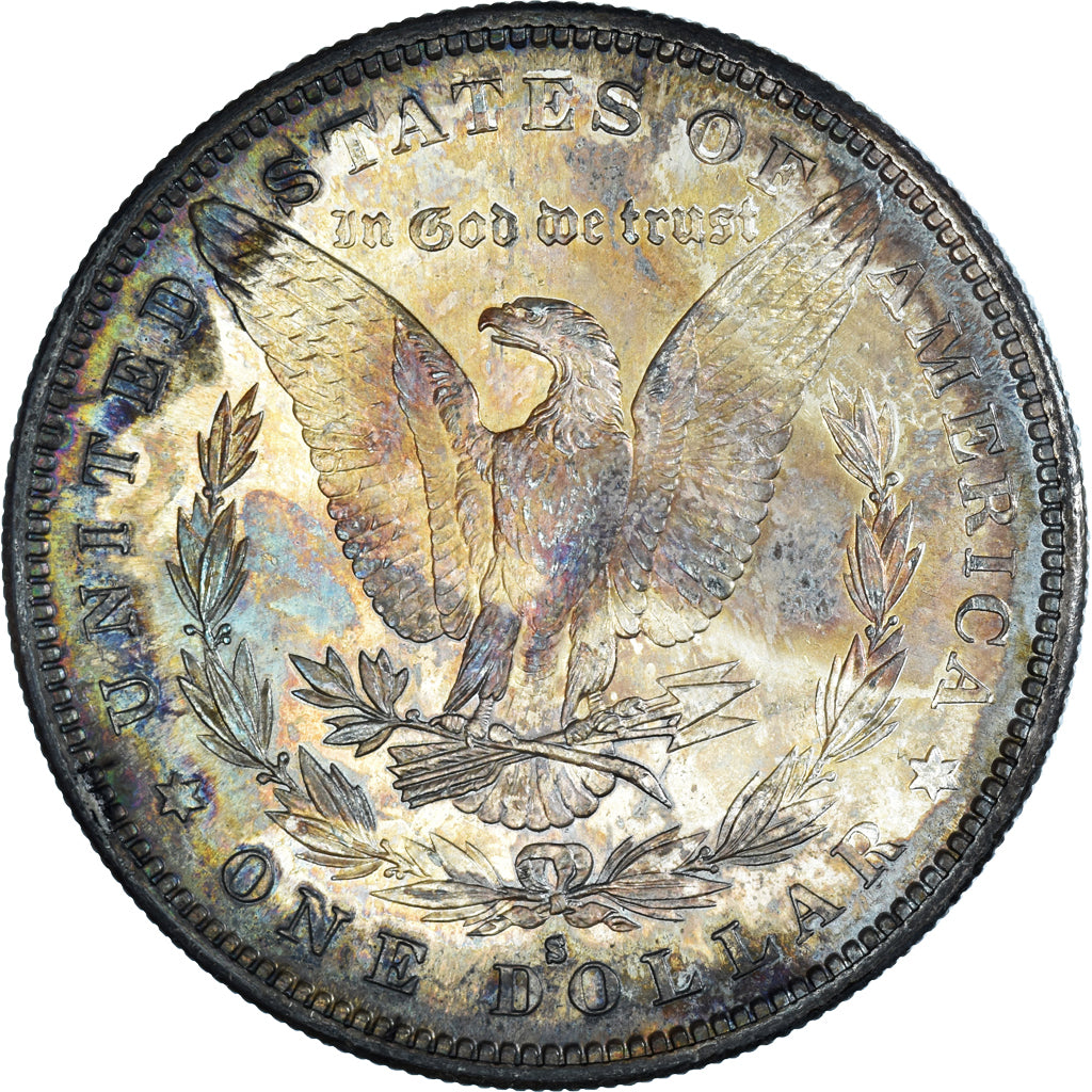 Coin, United States, Morgan Dollar, Dollar, 1882, U.S. Mint, San Francisco
