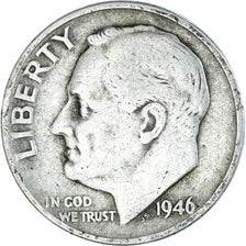 Coin, United States, Roosevelt Dime, Dime, 1946, U.S. Mint, Denver, VF(30-35)