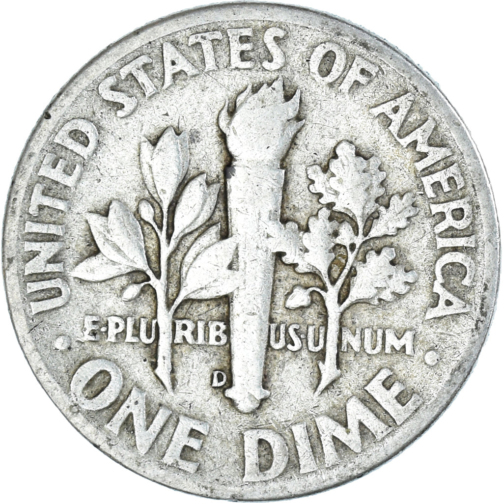Coin, United States, Roosevelt Dime, Dime, 1946, U.S. Mint, Denver, VF(30-35)
