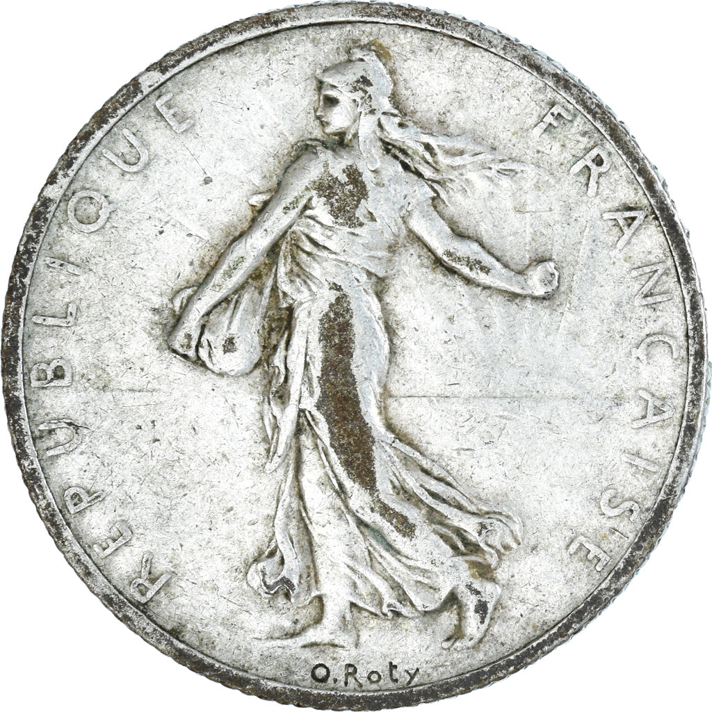 Moneta, Francja, Semeuse, 2 Francs, 1901, Paris, VF(30-35), Srebro, KM:845.1