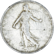 Coin, France, Semeuse, 2 Francs, 1914, Castelsarrasin, AU(50-53), Silver