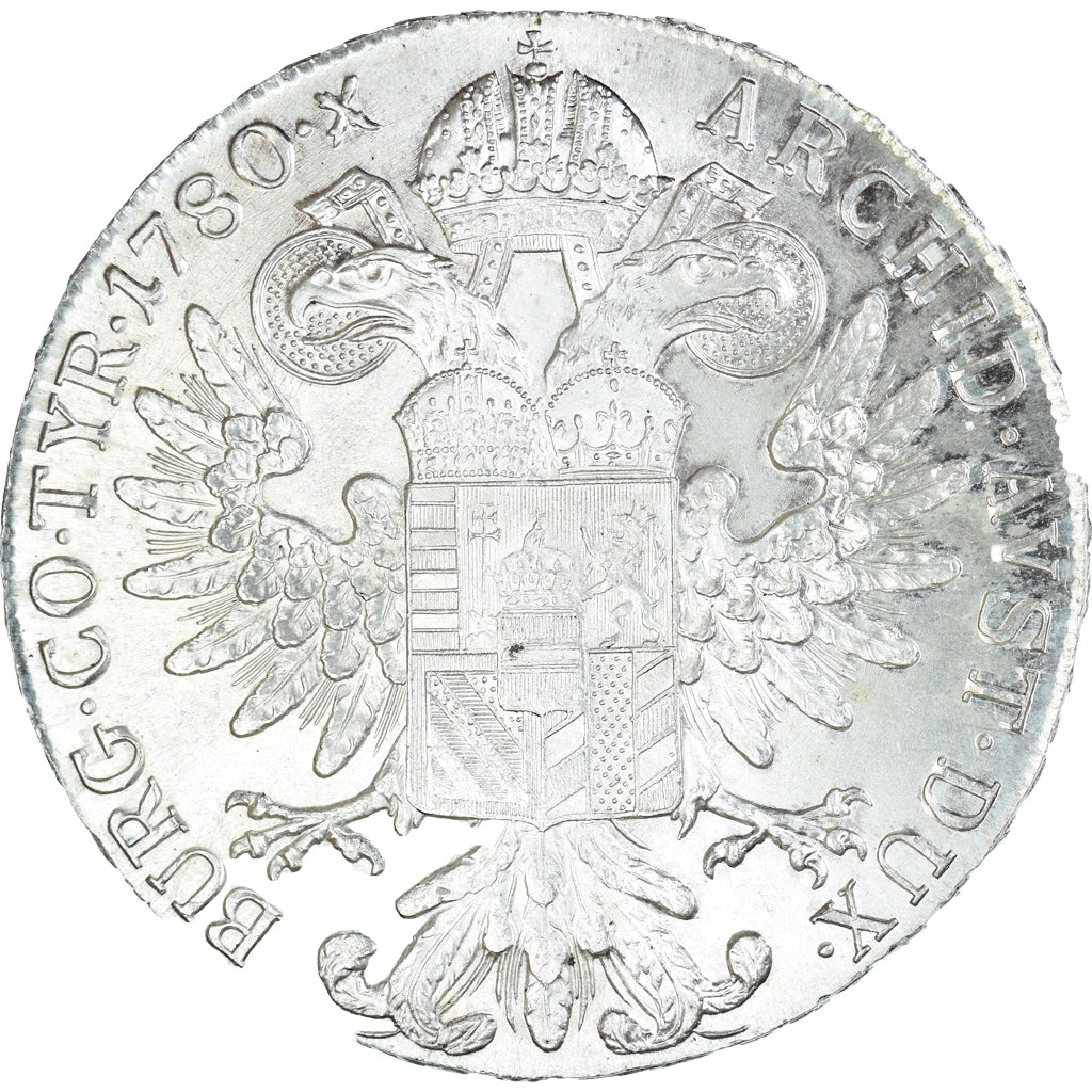 Coin, Austria, Joseph II, Thaler, 1780, Restrike, MS(63), Silver, KM:T1