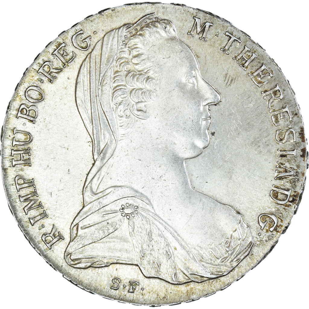 Coin, Austria, Joseph II, Thaler, 1780, Restrike, MS(60-62), Silver, KM:T1