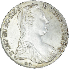 Coin, Austria, Joseph II, Thaler, 1780, Restrike, MS(60-62), Silver, KM:T1