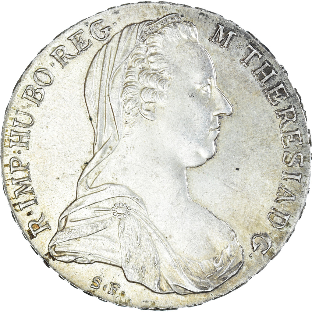 Coin, Austria, Joseph II, Thaler, 1780, Restrike, MS(60-62), Silver, KM:T1