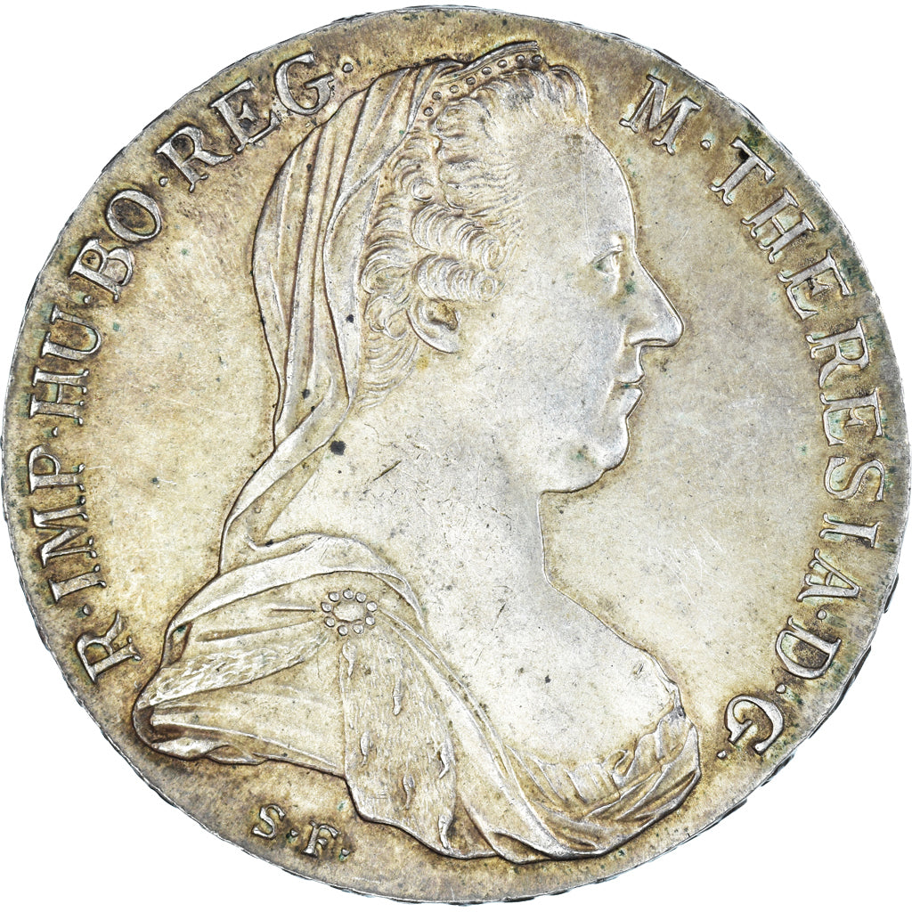 Moneta, Austria, Joseph II, Thaler, 1780, Restrike, BB, Argento, KM:T1