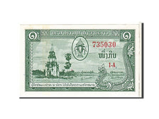 Lao, 1 Kip, 1957, KM #1a, AU(55-58), 7350301A