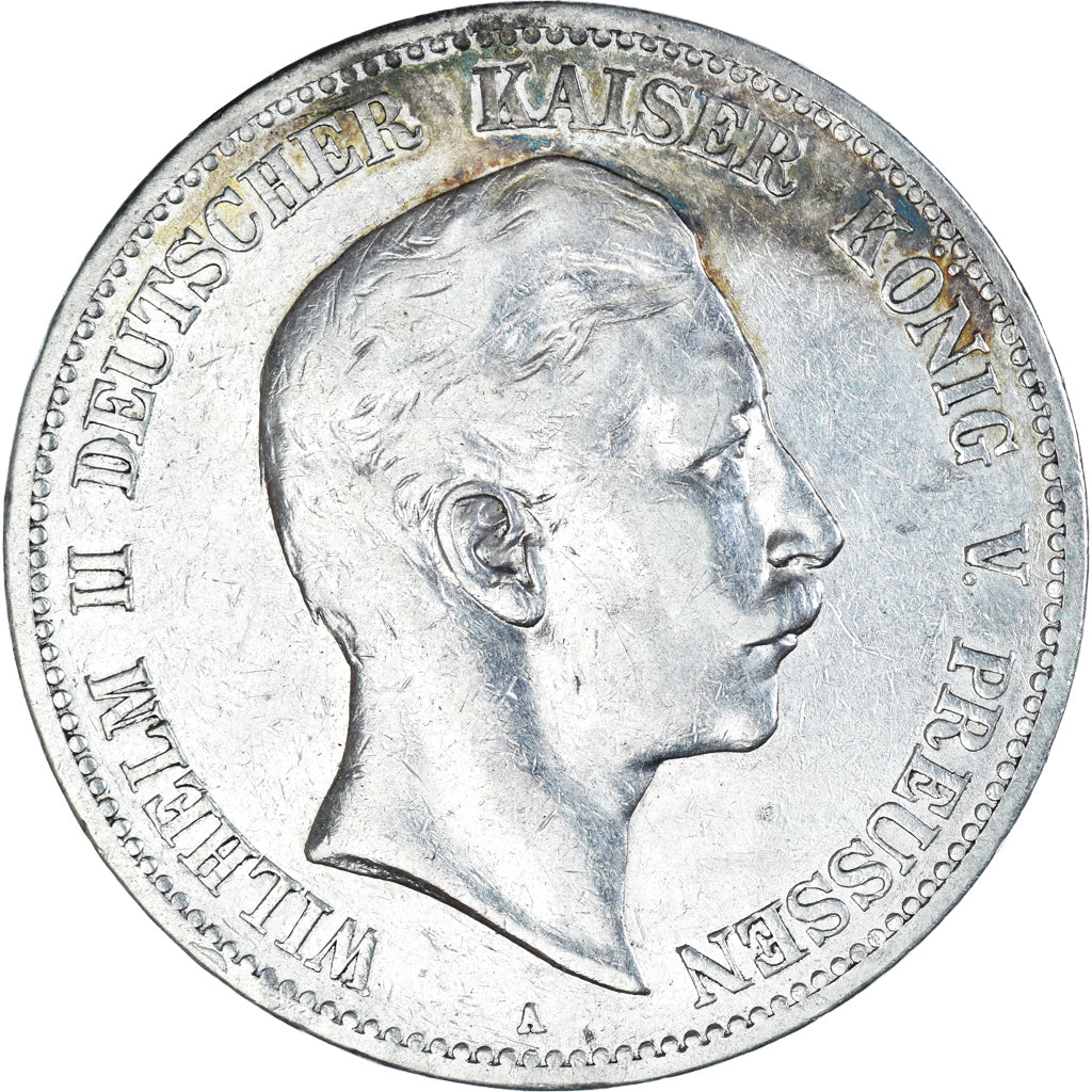 Moneta, Stati tedeschi, Prussia., Wilhelm II, 5 Mark, 1902, Berlin, MB, Argento