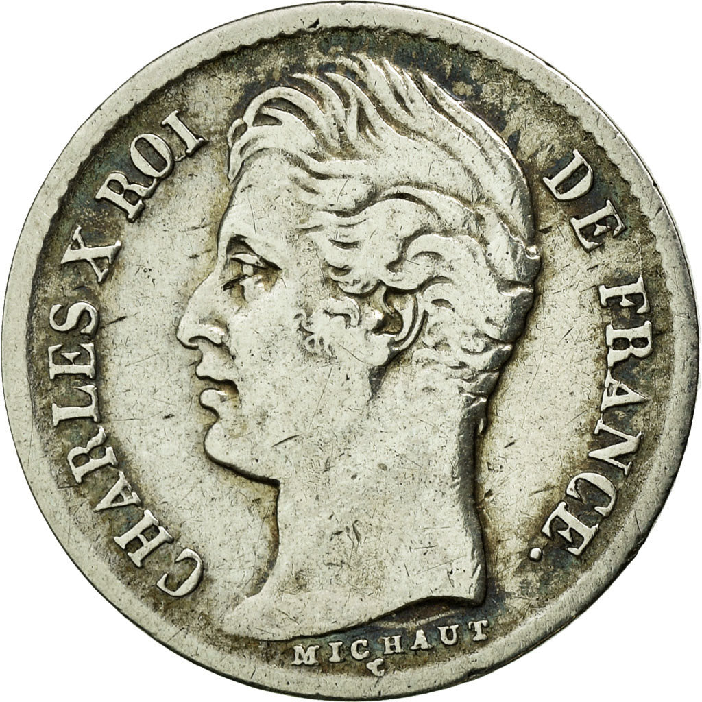 Monnaie, France, Charles X, 1/4 Franc, 1829, Lille, TTB, Argent, Gadoury:353