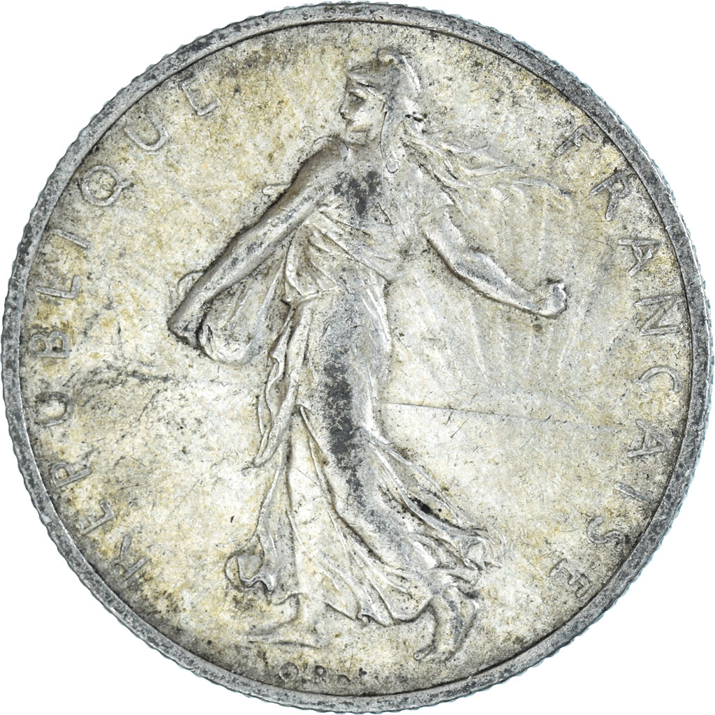 Coin, France, Semeuse, 2 Francs, 1912, Paris, VF(30-35), Silver, KM:845.1