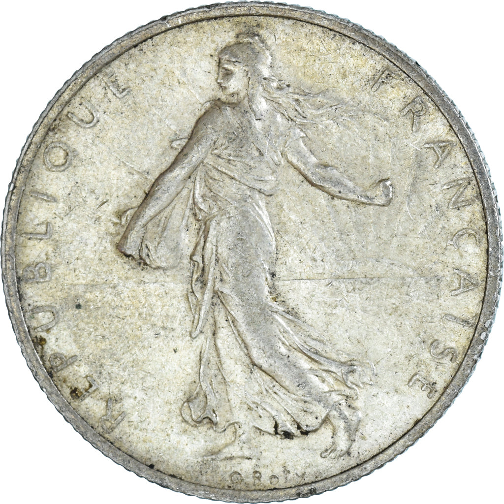 Monnaie, France, Semeuse, 2 Francs, 1912, Paris, TB+, Argent, Gadoury:532