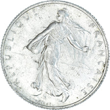 Coin, France, Semeuse, 2 Francs, 1918, Paris, AU(55-58), Silver, KM:845.1