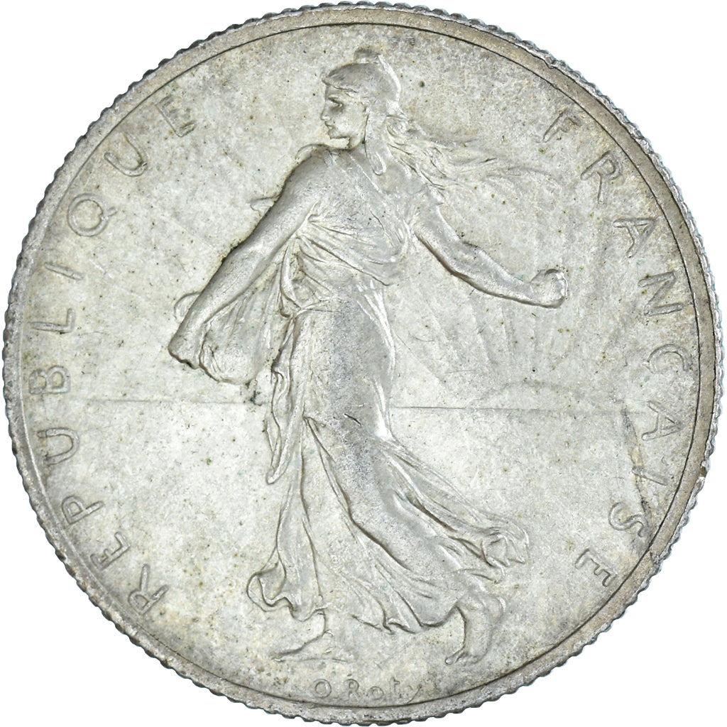 Coin, France, Semeuse, 2 Francs, 1914, Paris, AU(50-53), Silver, KM:845.1