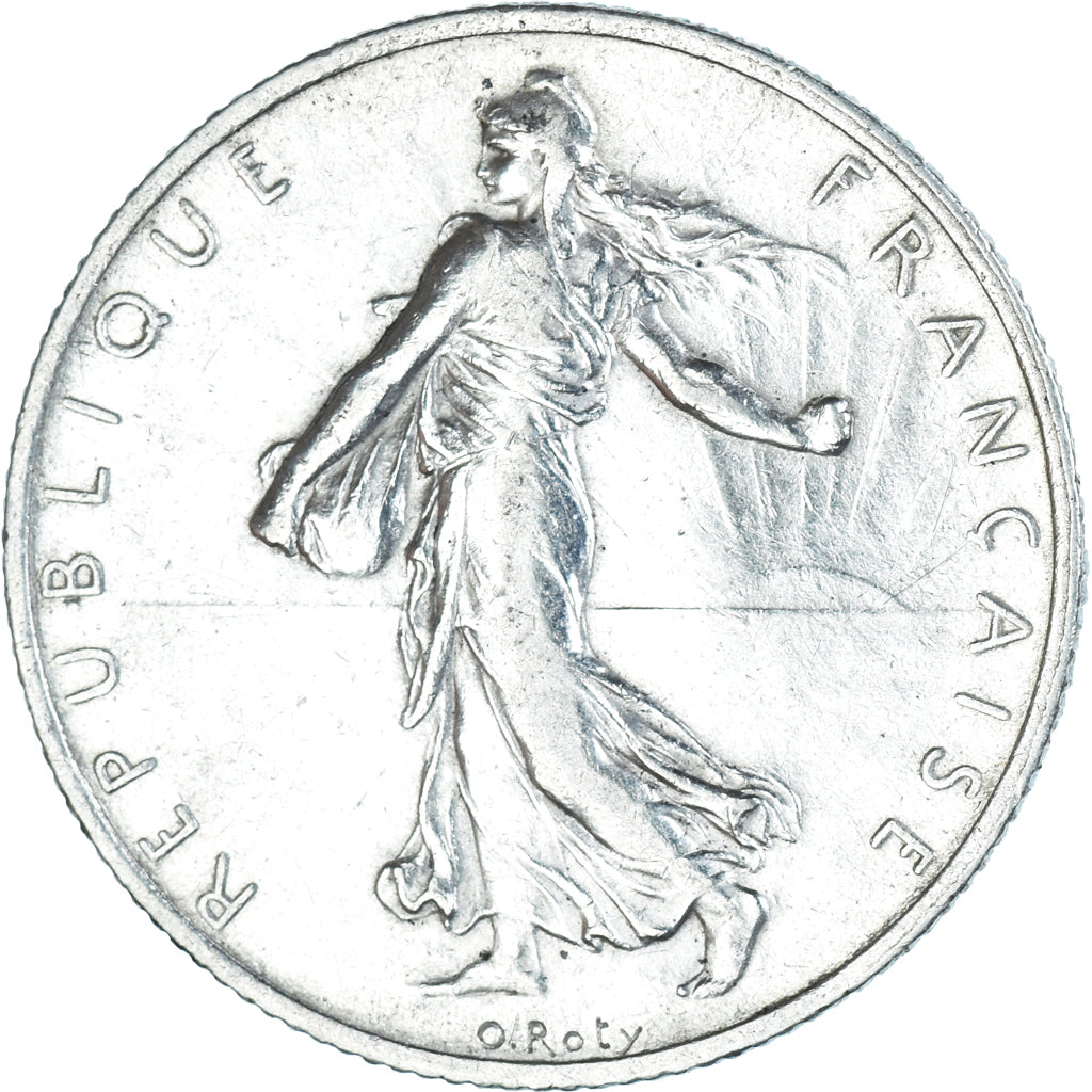 Coin, France, Semeuse, 2 Francs, 1914, Paris, AU(50-53), Silver, KM:845.1