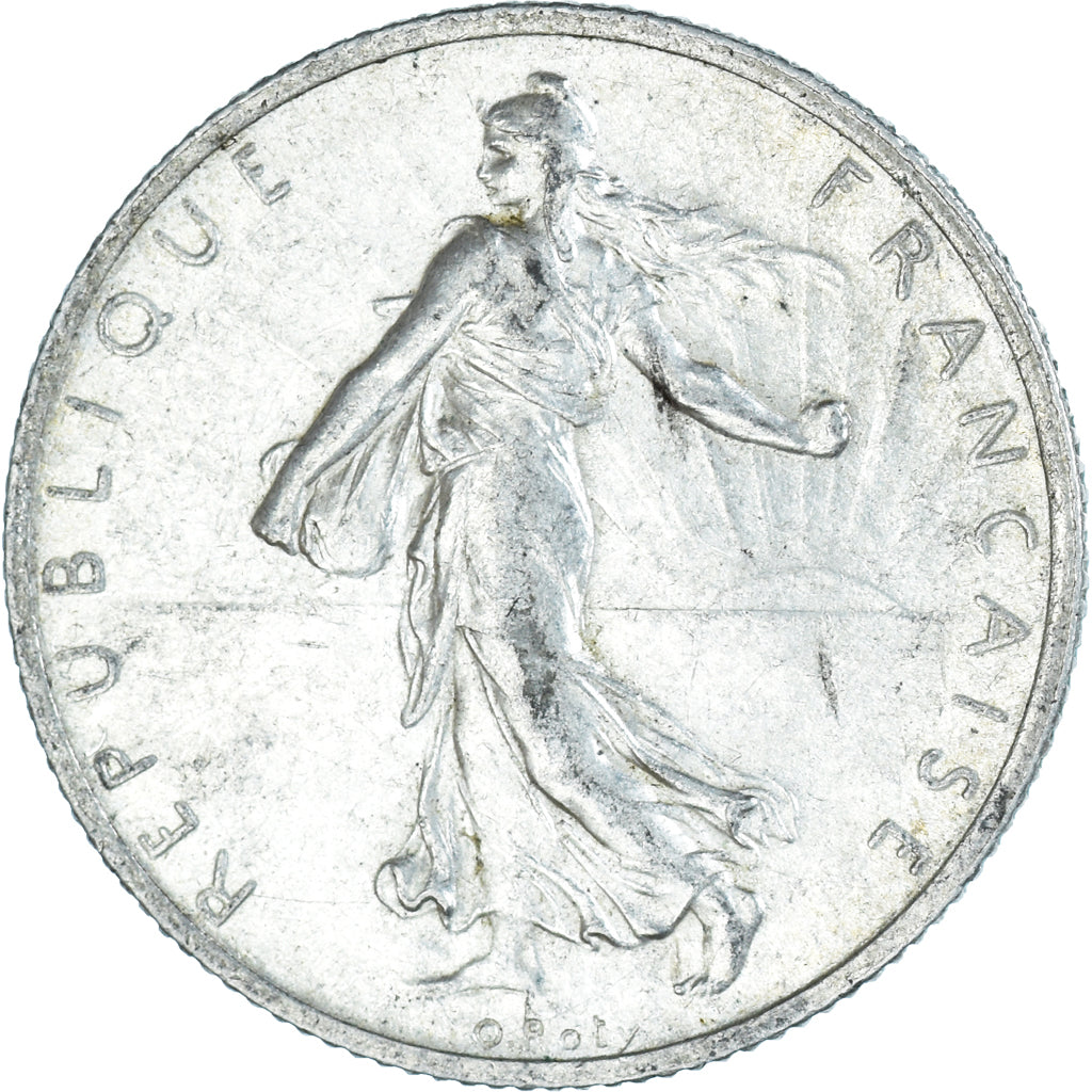Coin, France, Semeuse, 2 Francs, 1914, Paris, AU(55-58), Silver, KM:845.1