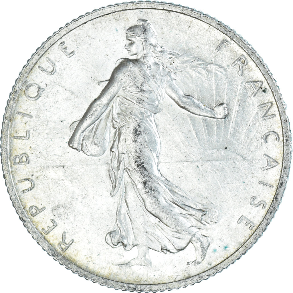 Coin, France, Semeuse, 2 Francs, 1914, Paris, AU(55-58), Silver, KM:845.1