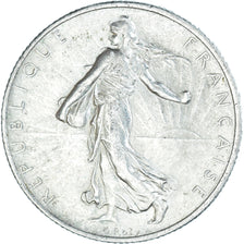 Coin, France, Semeuse, 2 Francs, 1919, Paris, AU(50-53), Silver, KM:845.1