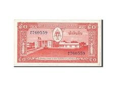 Lao, 50 Kip, 1957, KM #5b, AU(55-58), AL760559