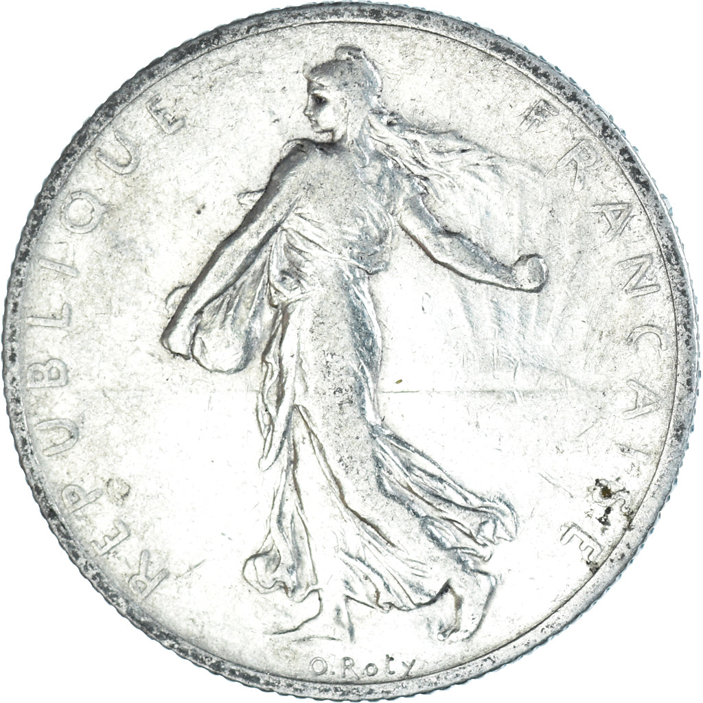 Monnaie, France, Semeuse, 2 Francs, 1908, Paris, TB, Argent, Gadoury:532