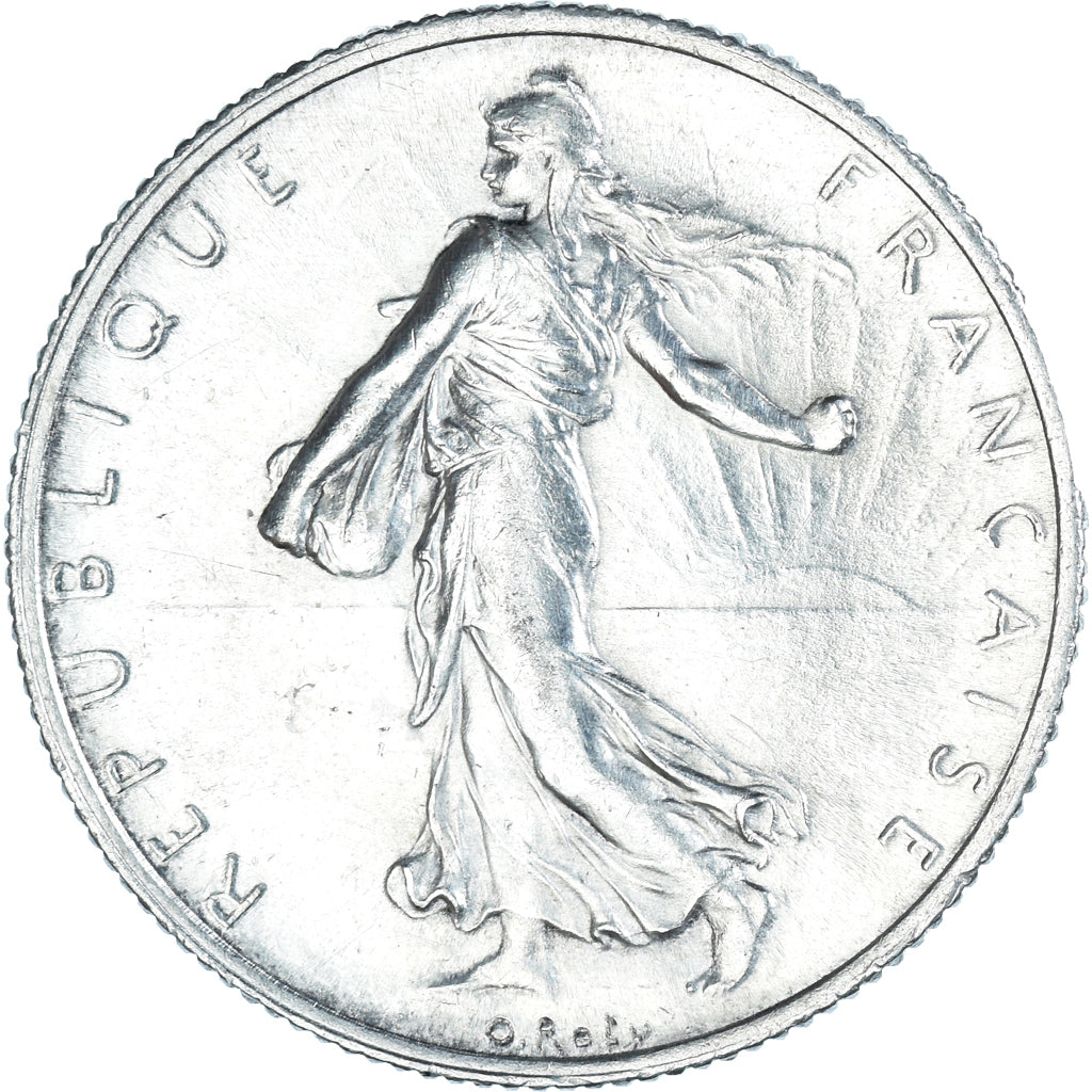 Coin, France, Semeuse, 2 Francs, 1920, Paris, AU(55-58), Silver, KM:845.1