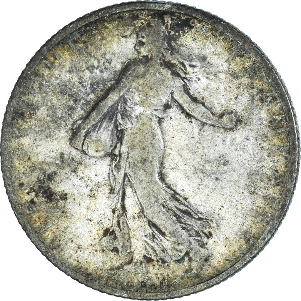 Munten, Frankrijk, Semeuse, 2 Francs, 1900, Paris, ZG+, Zilver, KM:845.1