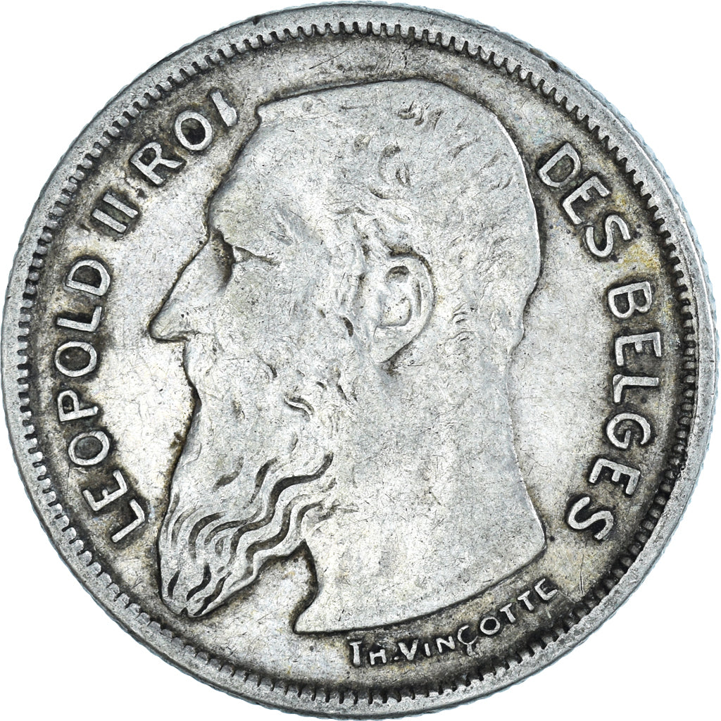 Coin, Belgium, 2 Francs, 2 Frank, 1904, VF(30-35), Silver, KM:58.1