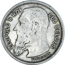 Coin, Belgium, 2 Francs, 2 Frank, 1904, VF(30-35), Silver, KM:58.1