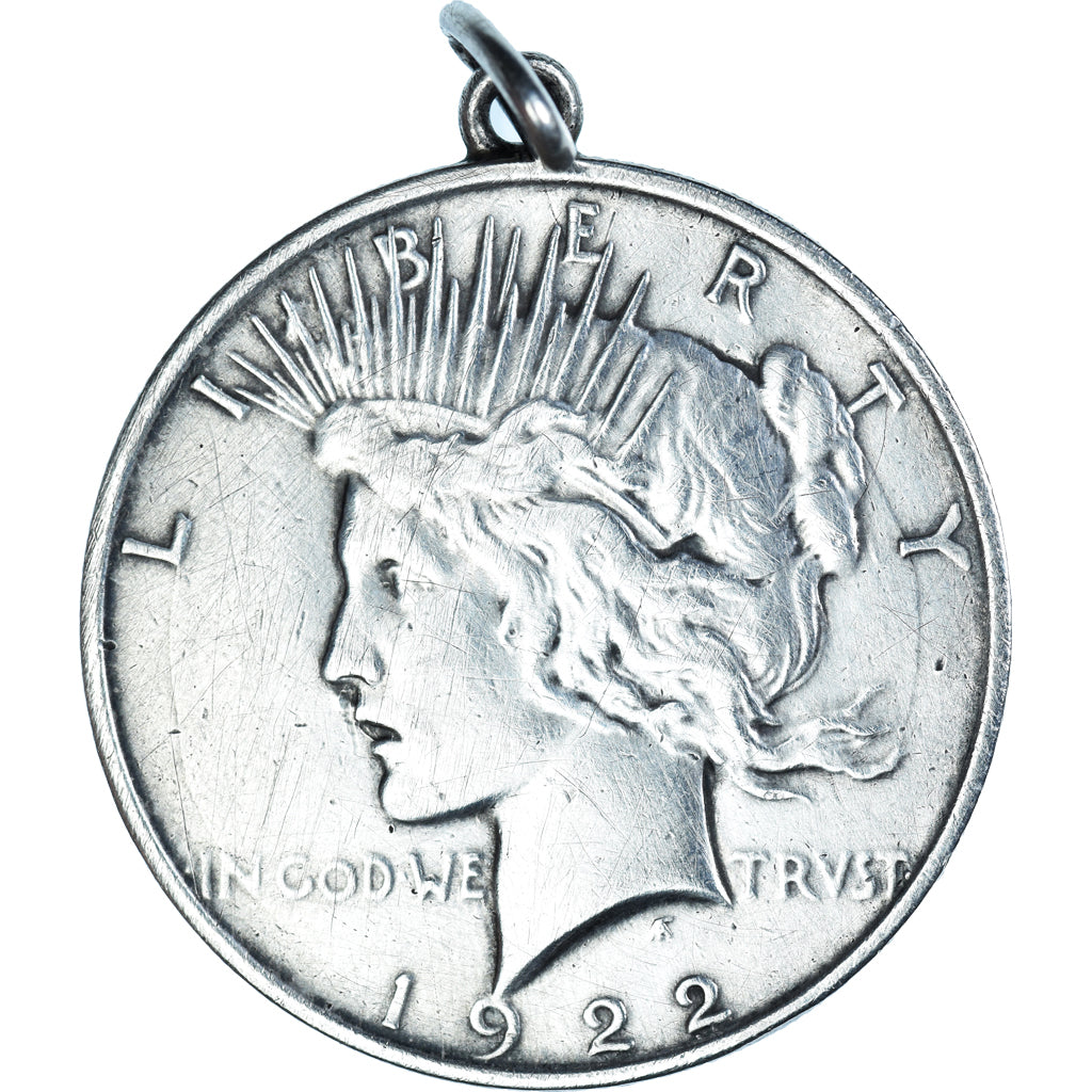 Coin, United States, Peace Dollar, Dollar, 1922, U.S. Mint, Denver, VF(20-25)
