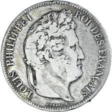 Coin, France, Louis-Philippe, 5 Francs, 1834, Lille, VF(20-25), Silver