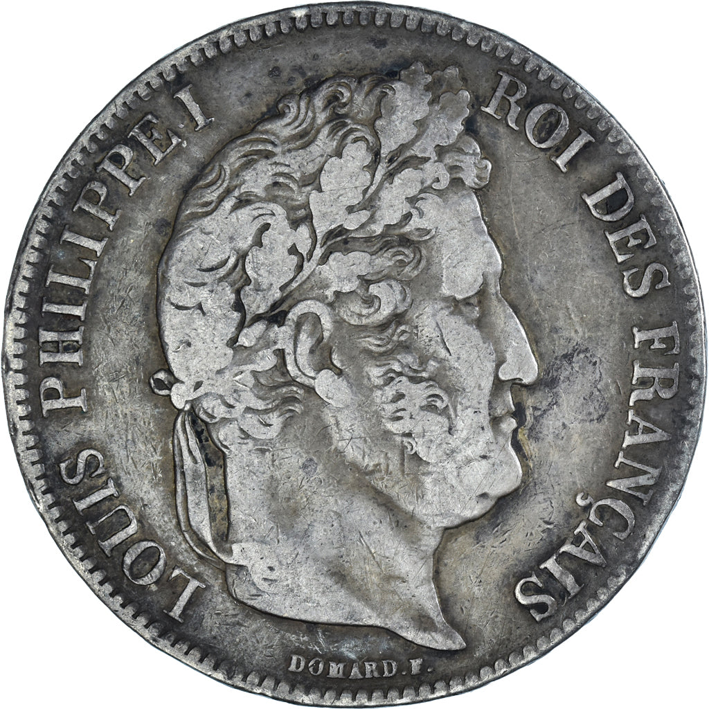 Monnaie, France, Louis-Philippe, 5 Francs, 1838, Lille, TB, Argent, Gadoury:678