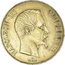 Coin, France, Napoleon III, 100 Francs, 1857, Paris, EF(40-45), Gold, KM:786.1