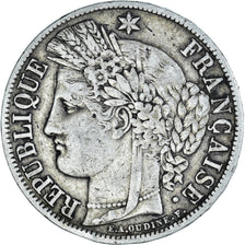 Moneta, Francia, Cérès, 5 Francs, 1851, Paris, BB, Argento, KM:761.1