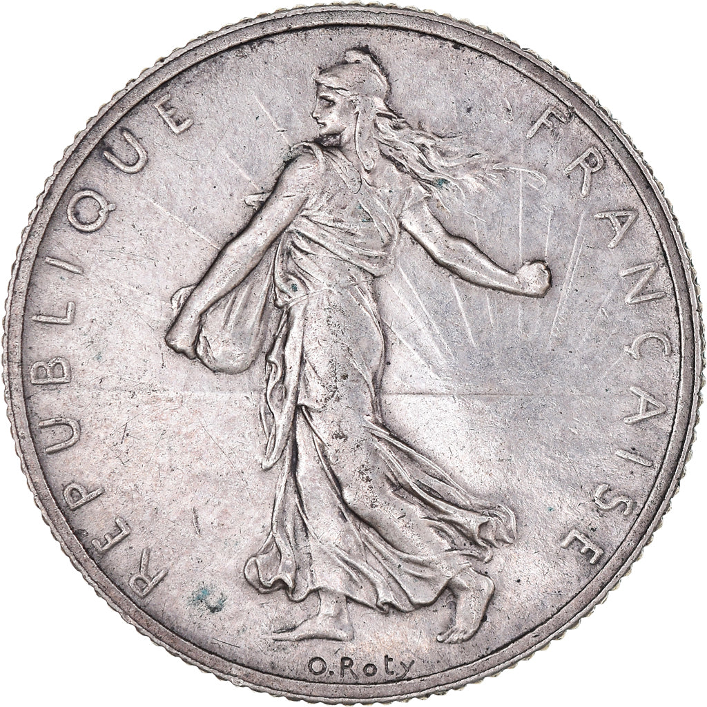 Moneta, Francia, Semeuse, 2 Francs, 1914, Castelsarrasin, BB, Argento, KM:845.2