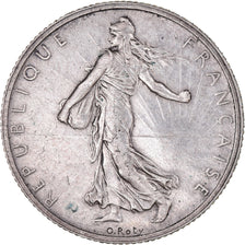 Moneta, Francia, Semeuse, 2 Francs, 1914, Castelsarrasin, BB, Argento, KM:845.2