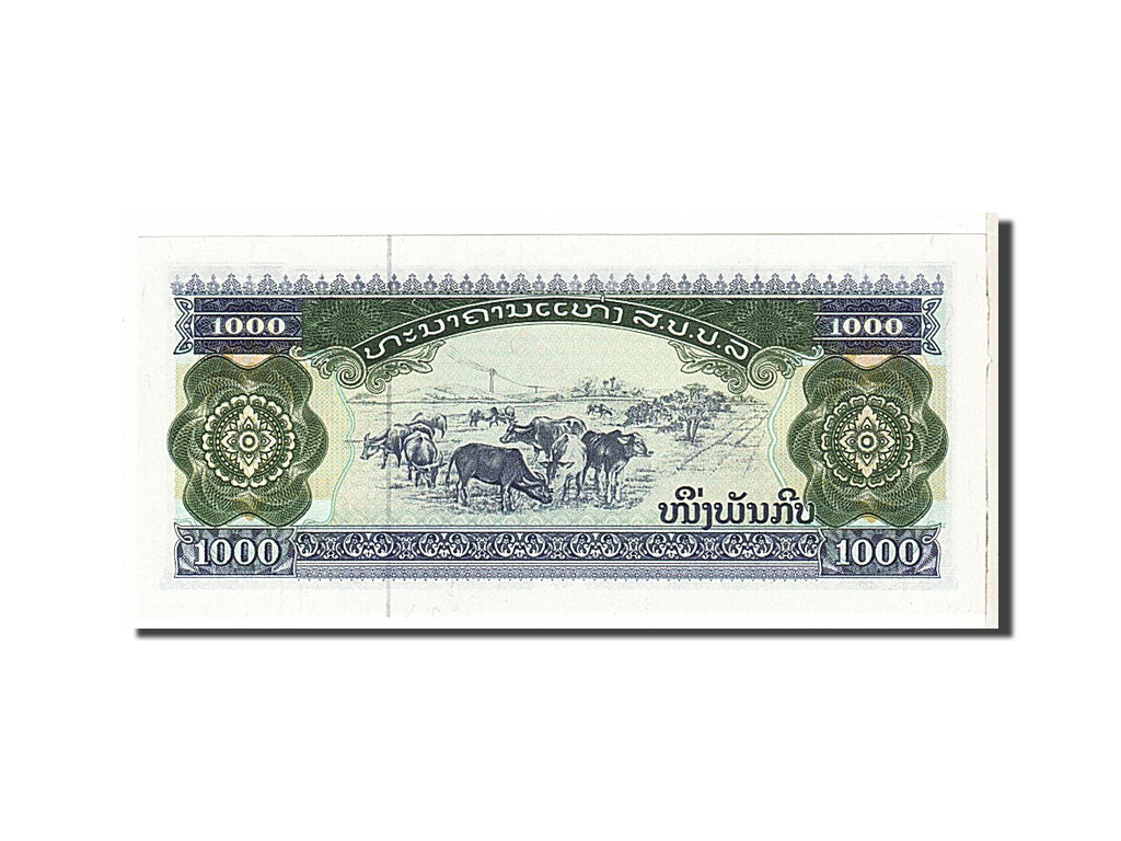 Banconote, Laos, 1000 Kip, 1992, FDS