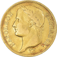 Monnaie, France, Napoléon I, 40 Francs, 1807, Paris, TB+, Or, KM:688.1