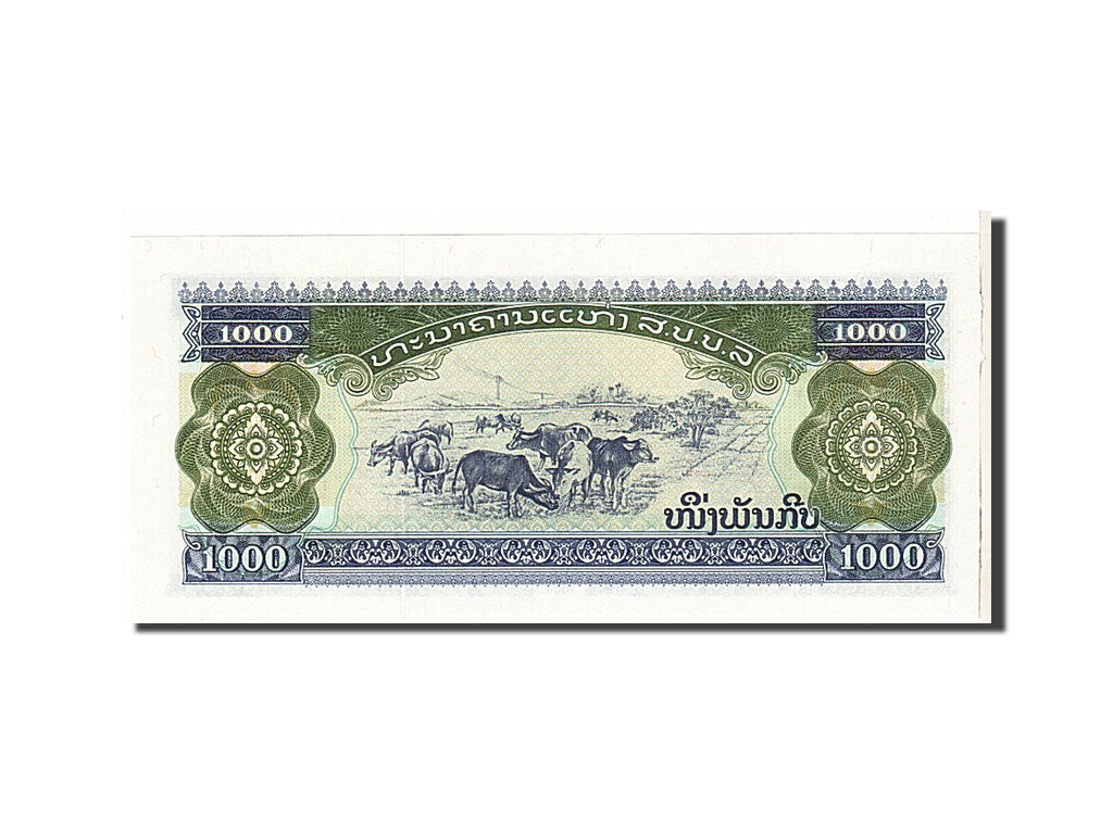 Banknote, Lao, 1000 Kip, 1992, KM:32a, UNC(65-70)