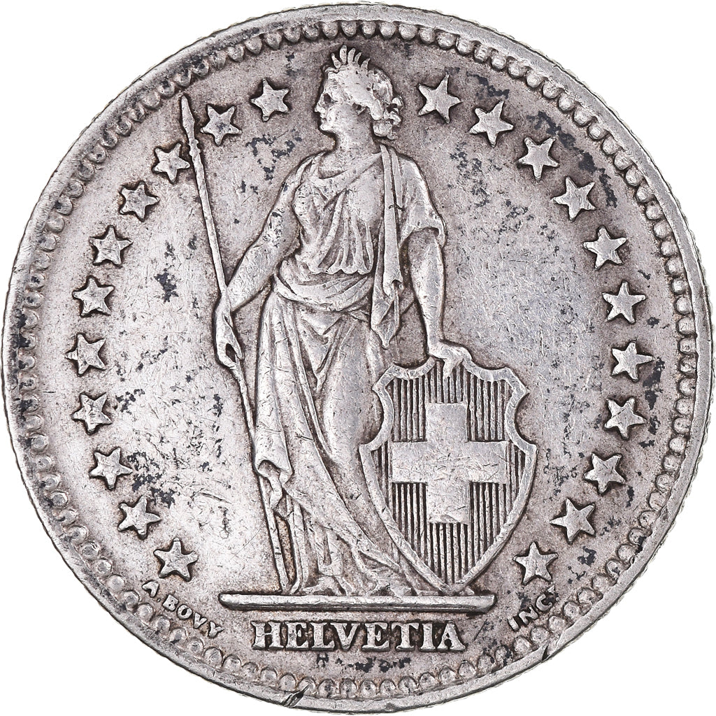 Monnaie, Suisse, 2 Francs, 1944, Bern, TTB+, Argent, KM:21