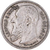 Münze, Belgien, 2 Francs, 2 Frank, 1909, S+, Silber, KM:59