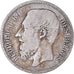 Moeda, Bélgica, Leopold II, 2 Francs, 2 Frank, 1866, VF(20-25), Prata, KM:30.1