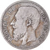 Moneta, Belgio, Leopold II, 2 Francs, 2 Frank, 1866, MB, Argento, KM:30.1