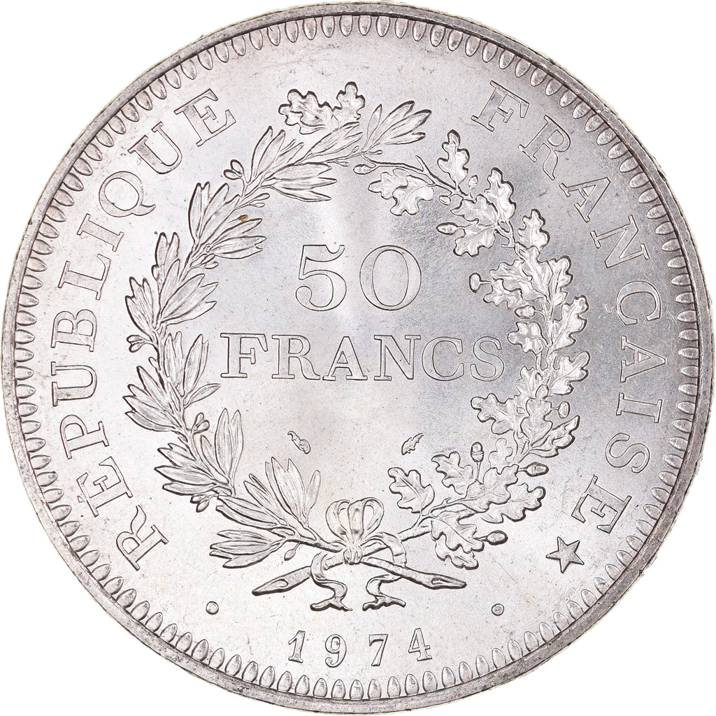 Monnaie, France, Hercule, 50 Francs, 1974, Paris, SUP+, Argent, Gadoury:882