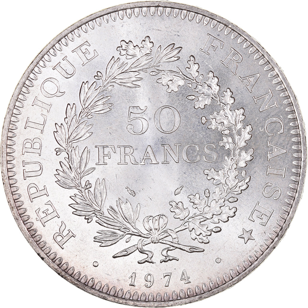 Monnaie, France, Hercule, 50 Francs, 1974, Paris, SUP+, Argent, Gadoury:882