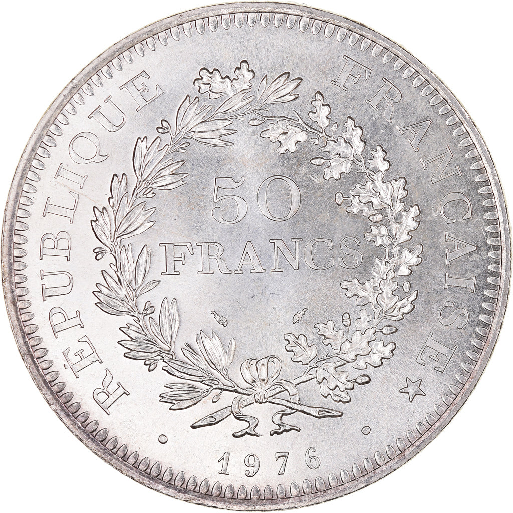 Monnaie, France, Hercule, 50 Francs, 1976, Paris, SUP+, Argent, Gadoury:882