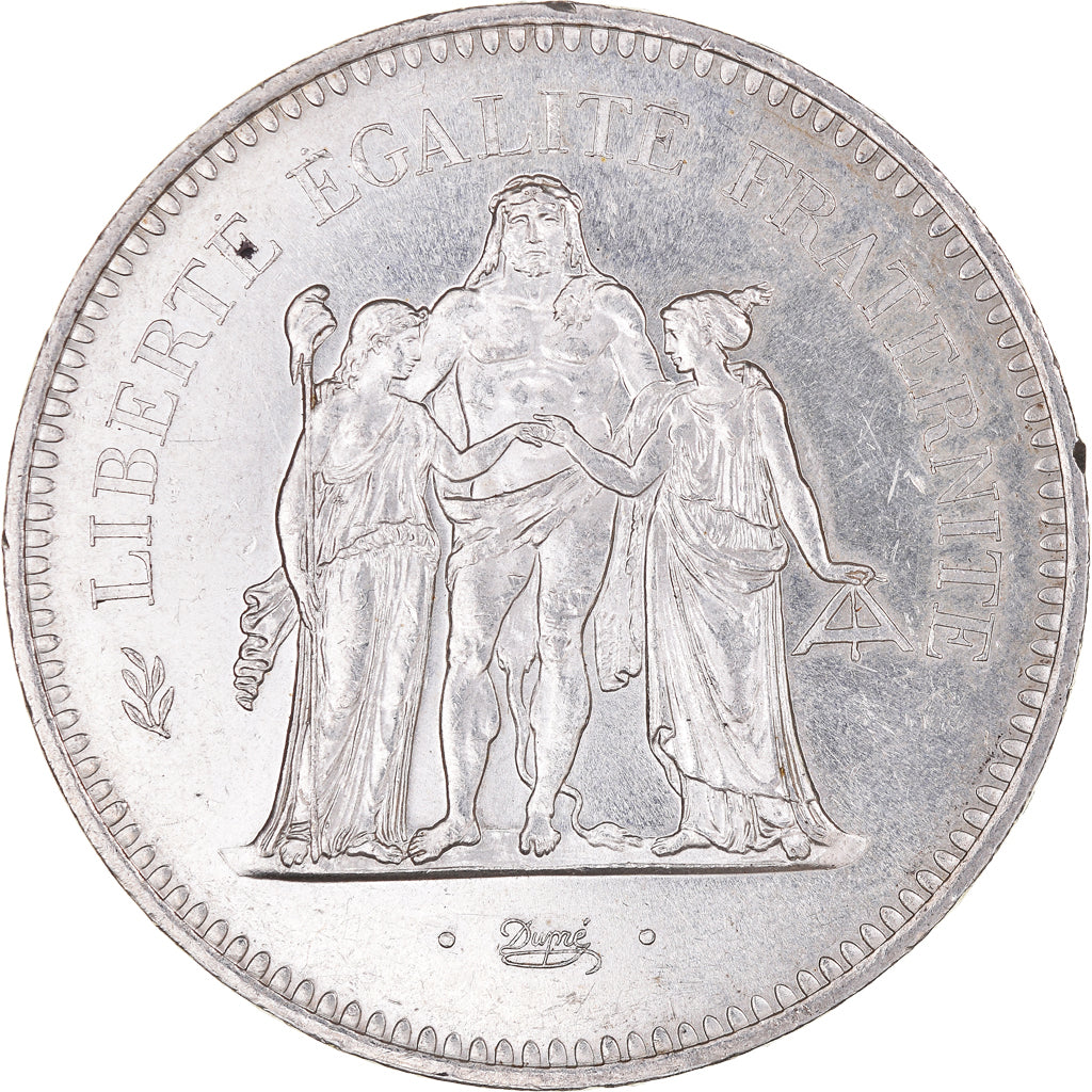 Monnaie, France, Hercule, 50 Francs, 1977, Paris, SUP, Argent, Gadoury:882