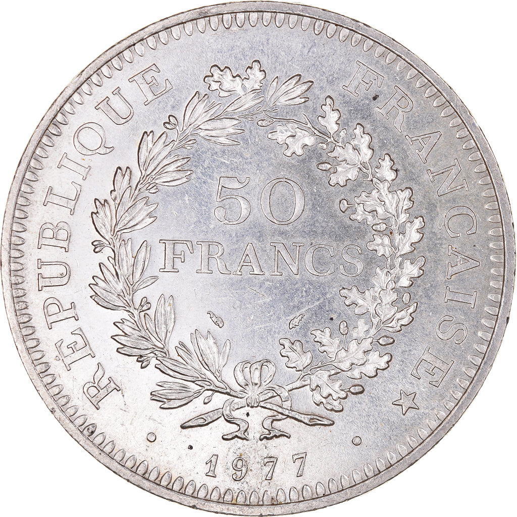 Monnaie, France, Hercule, 50 Francs, 1977, Paris, SUP, Argent, Gadoury:882